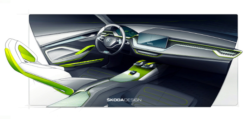 Skoda Vision X Interior