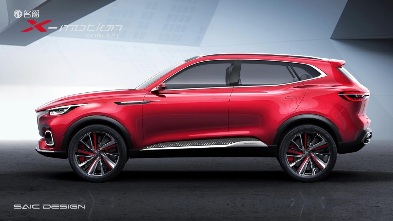 MG X-motion SUV unveiled