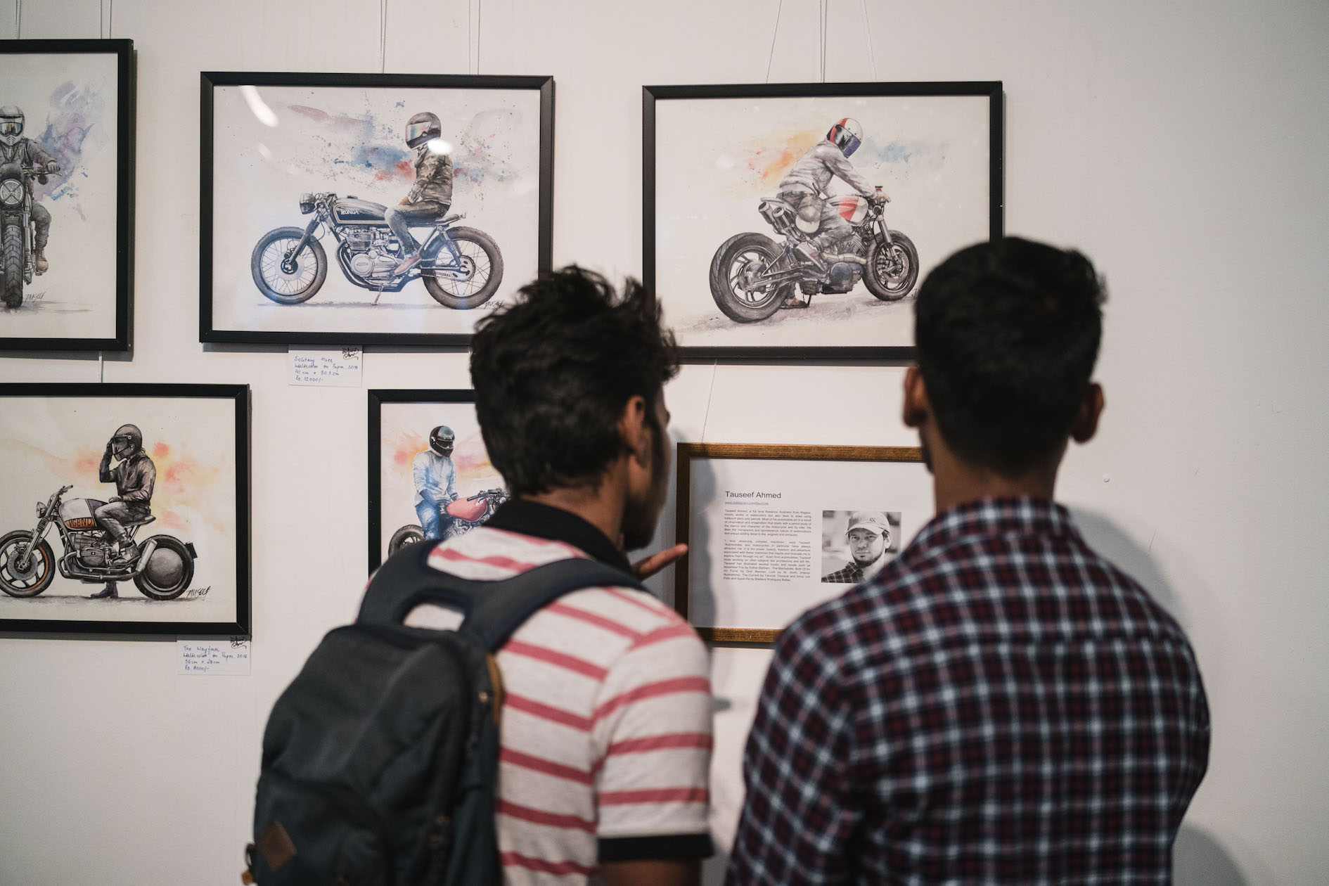 Moto Art Show by Helmets for India