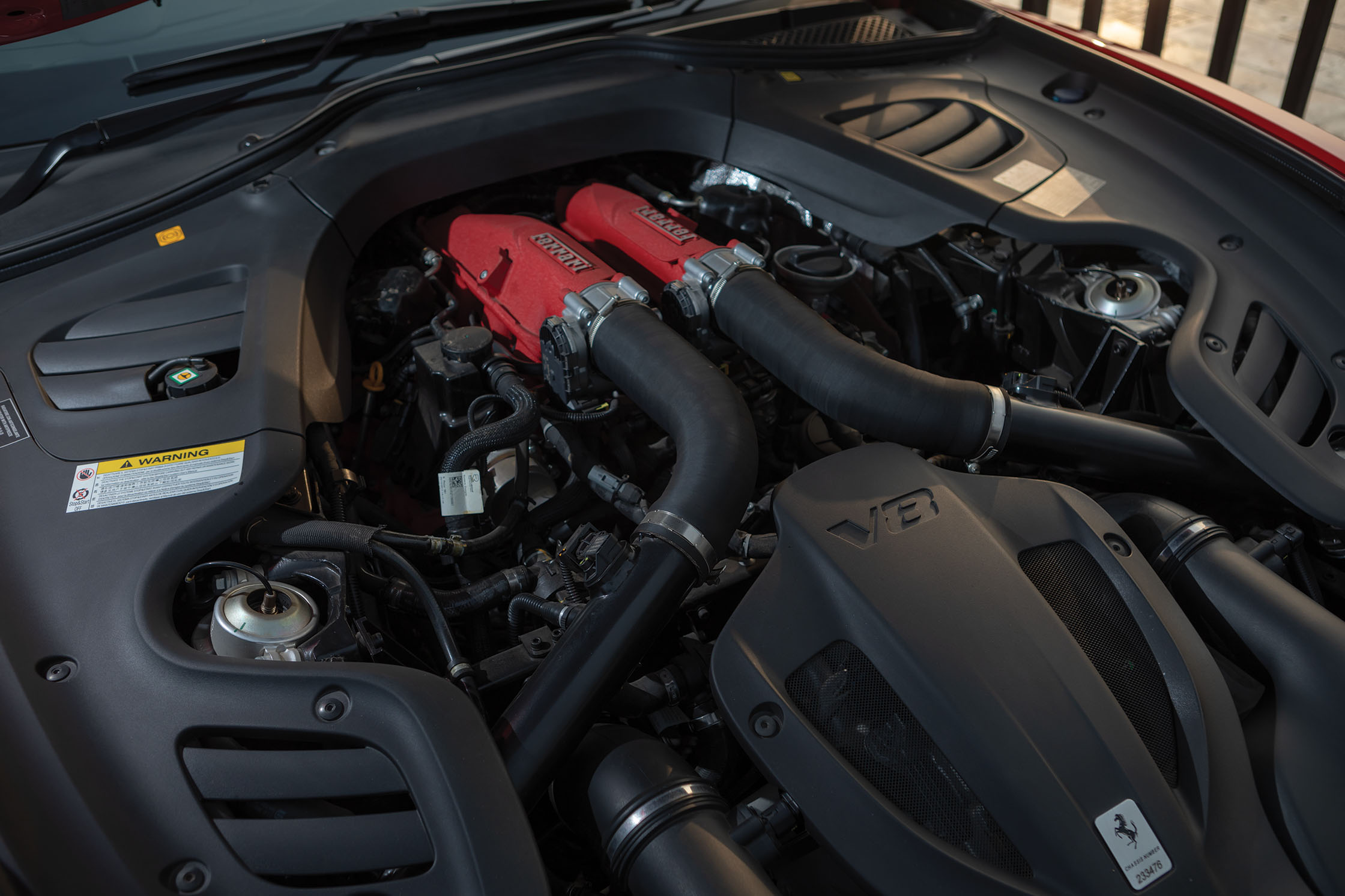 Ferrari GTC4 Lusso T Engine