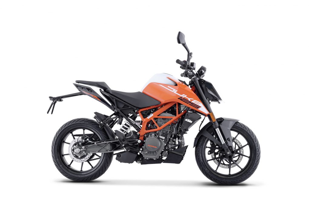 ktm duke 125 orange wheels