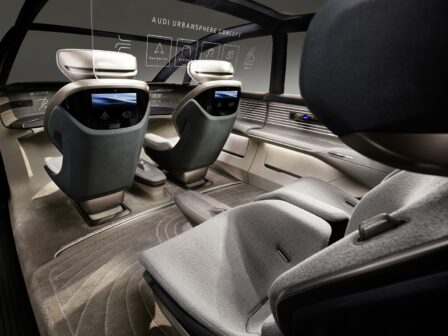Audi urbansphere concept interiors