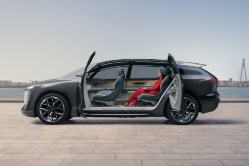 Audi urbansphere concept suicide doors