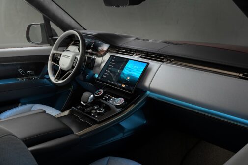 2023 range rover sport dashboard