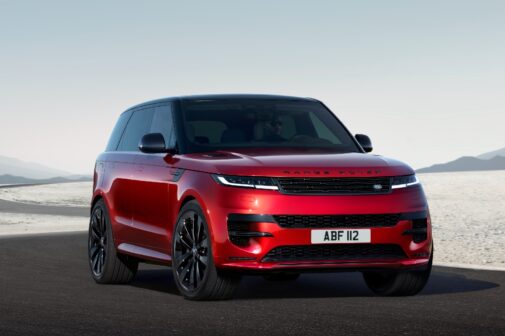 2023 range rover sport front profile