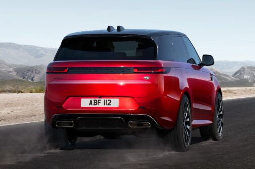 2023 range rover sport rear profile