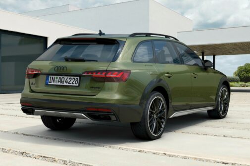 Audi A4 allroad Quattro rear profile