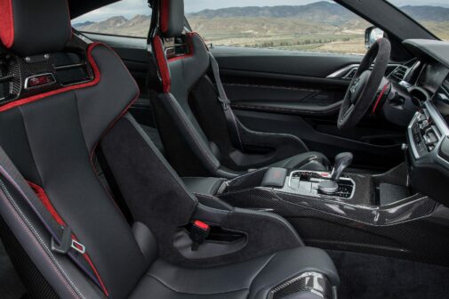 BMW M4 CSL interior