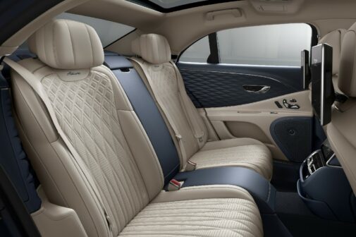 Bentley Azure range rear interior