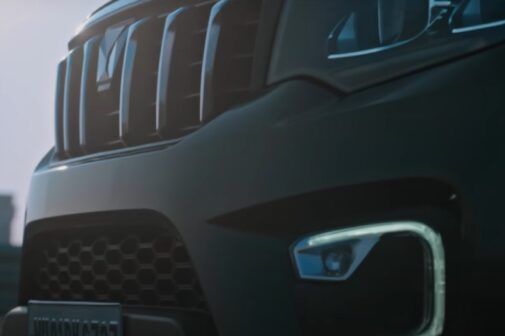 Mahindra Scorpio grille teaser