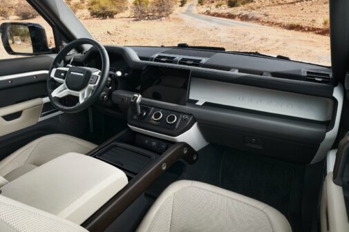 NEW LAND ROVER DEFENDER 130 interior