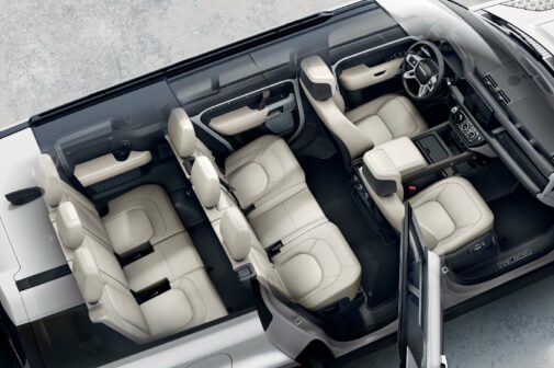 NEW LAND ROVER DEFENDER 130 seating