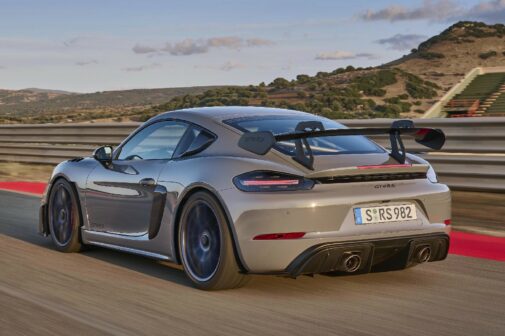 Porsche 718 Cayman GT4 RS rear