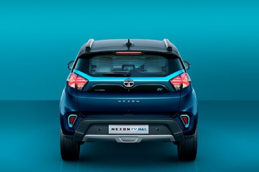 Tata Nexon EV Max rear profile