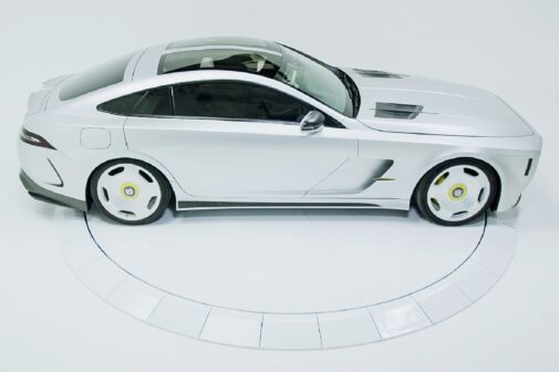 The Flip customised Mercedes-AMG GT side profile