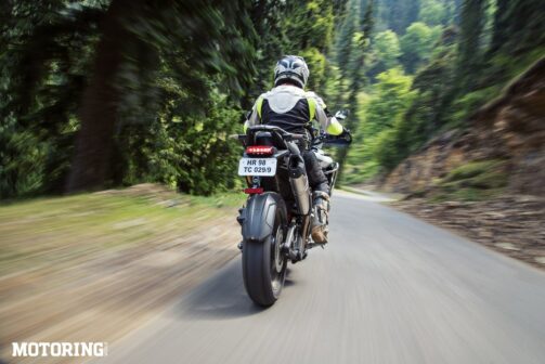 Triumph Tiger 1200 Rally Pro Review - rear tracking