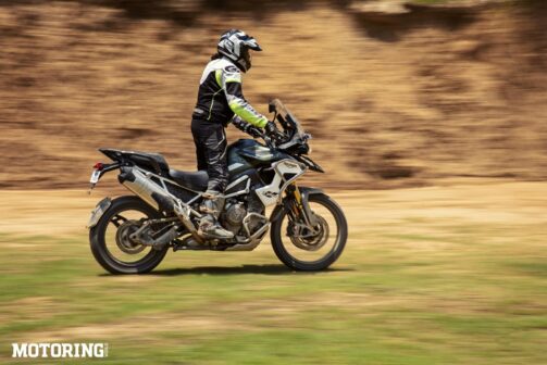 Triumph Tiger 1200 Rally Pro Review - side profile action