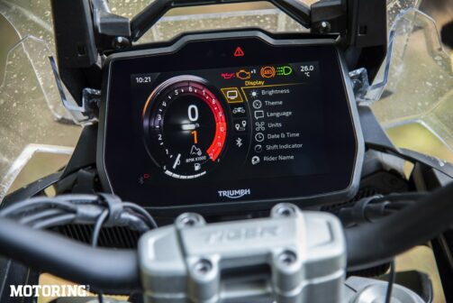 Triumph Tiger 1200 Rally Pro Review - instrument cluster