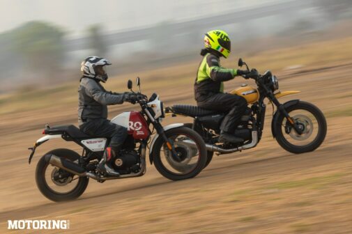 Yezdi Scarmbler Vs Royal Enfield Scram 411 