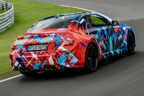 BMW M2 camo rear