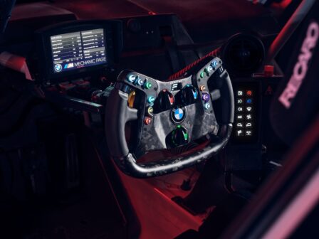 BMW M4 GT4 Race car - steering wheel