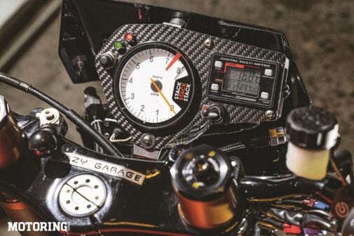Crazy Garage GT 650RS - Royal Enfield Continental GT 650 modified - instrument cluster