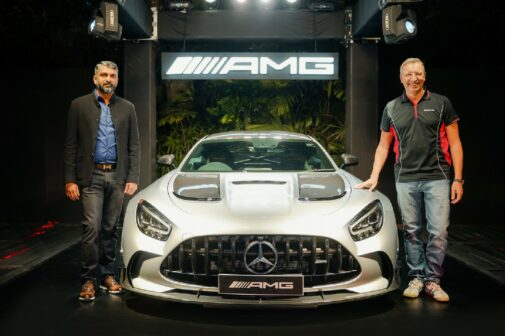 Mercedes-AMG GT black series delivery