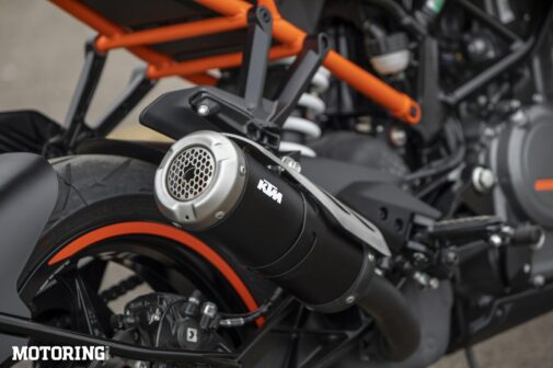 2023 KTM RC 390 Review - exhaust