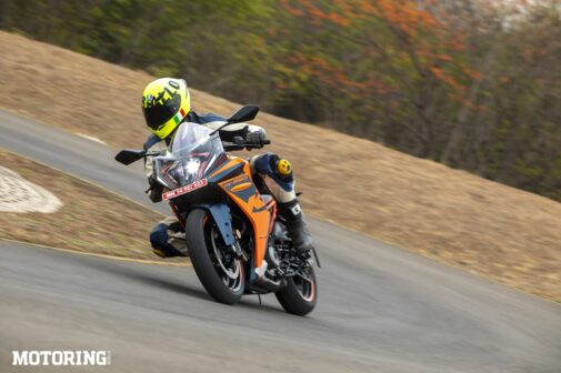 2023 KTM RC 390 Review - cornering