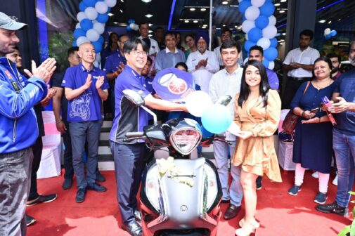 yamaha blue square inauguration 2