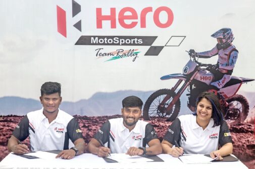 hero motosports new recruits signing