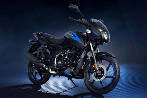 pulsar 125 carbon fibre blue