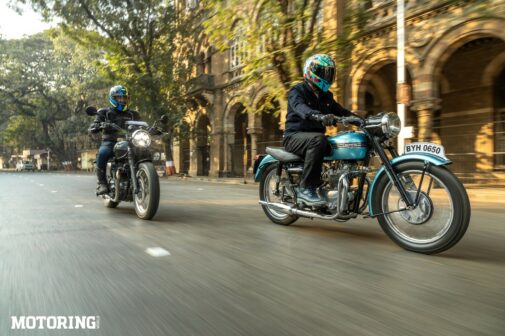 Kawasaki W800 and Triumph Tiger T100