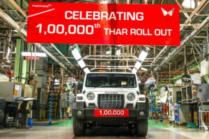Mahindra Thar 100,000 production units