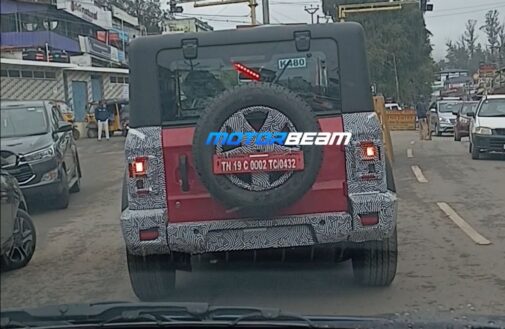 Thar three-door facelift
