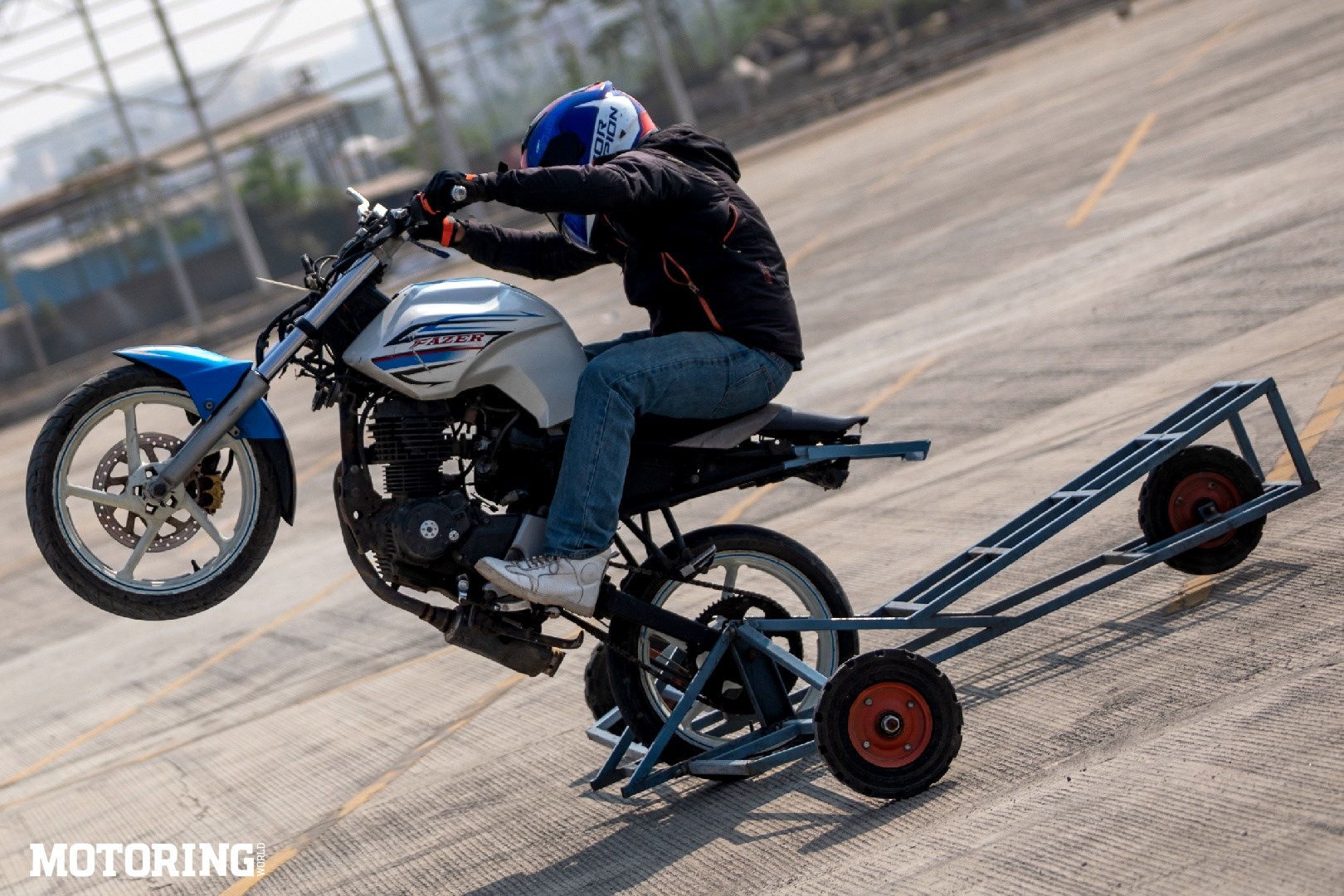Training Wheelies On A Wheelie Machine Motoring World