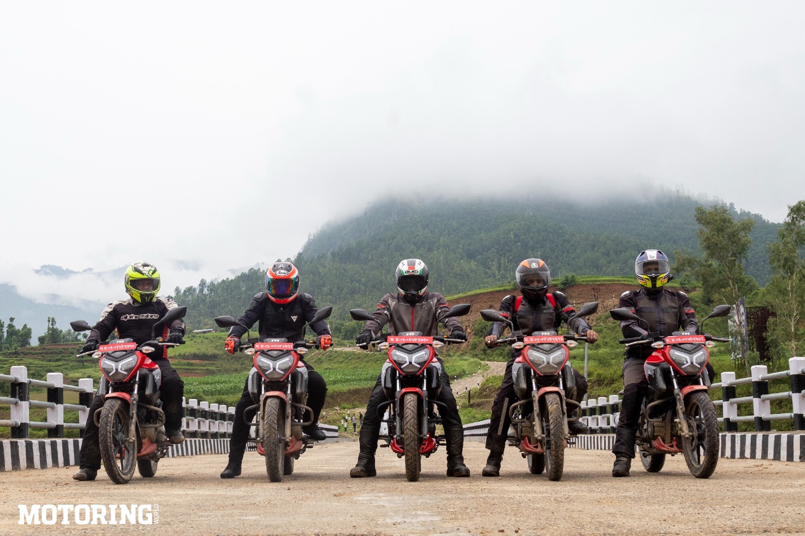TVS Nepal Ride Taking Challenges Motoring World