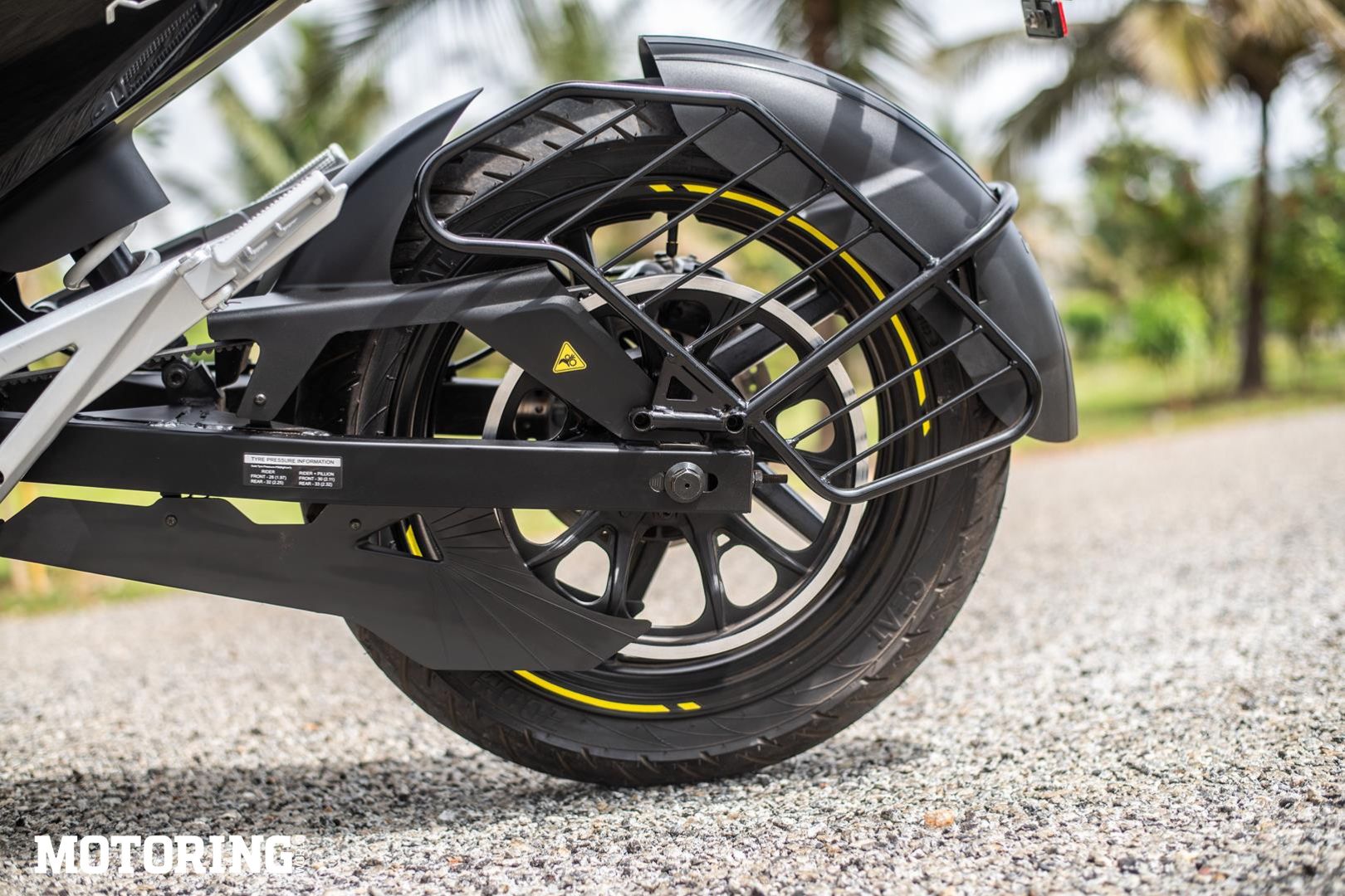 Oben Rorr Rear Wheel 2023 Oben Rorr Review: A Growl Short - Motoring World