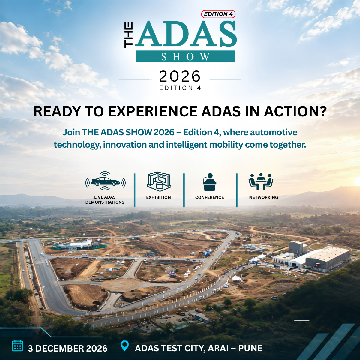 ADAS Show 4th Edition to Convene India’s Mobility Ecosystem in Pune